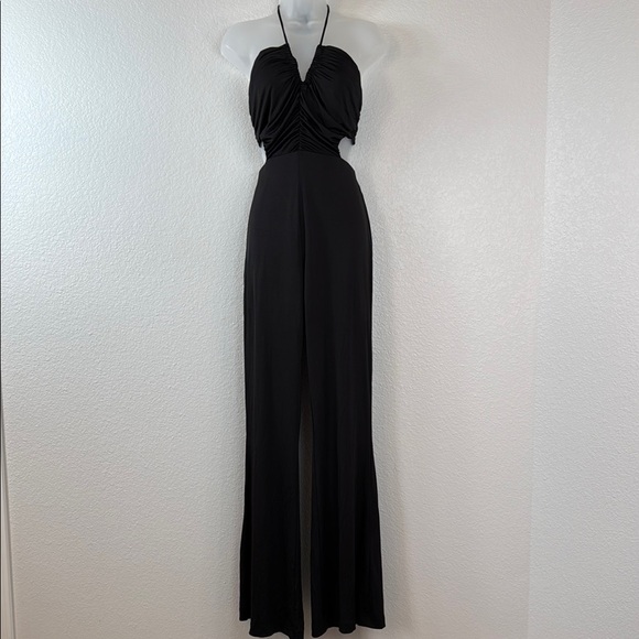 AllSaints Ophelia Black Jumpsuit Size 10 NWT - Picture 3 of 14